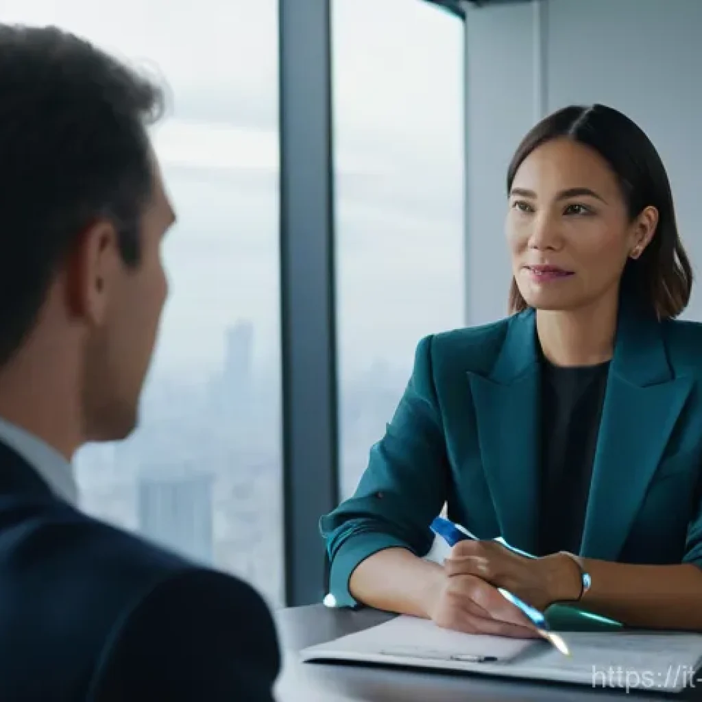 영상제작 실무자를 위한 커뮤니케이션 스킬 - **Prompt:** A professional video director, a woman in her late 30s with sophisticated casual busines...