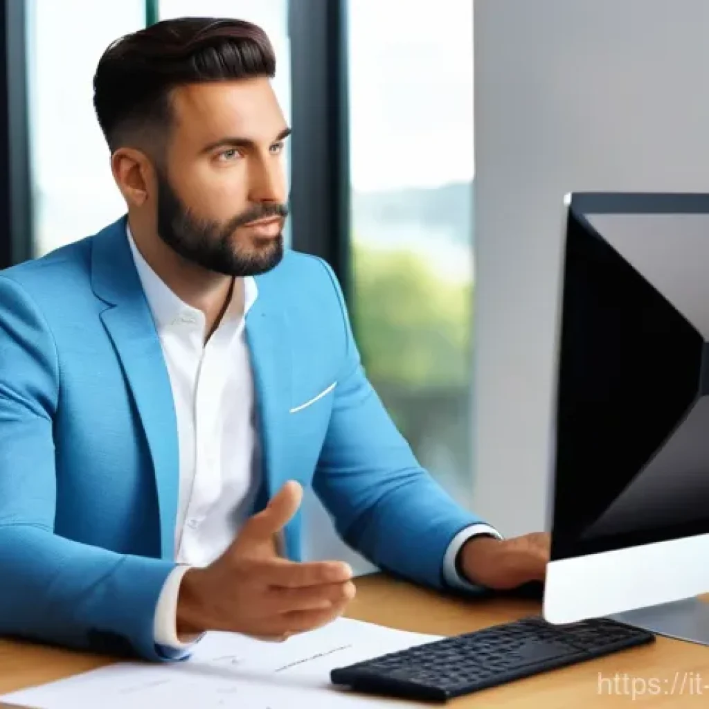 영상제작 인터뷰 시 예상 질문과 답변 - **Prompt 1: Passionate Portfolio Presentation**
A male video producer, aged 35-45, with a vibran...